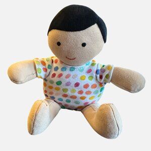 Lovevery Organic Cotton Baby Doll With Polka Dot Outfit Soft Plush Toy For Toddl
